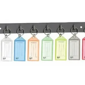 Suporte para chave Organizador c/08chaveiros+Etiq - Acrimet