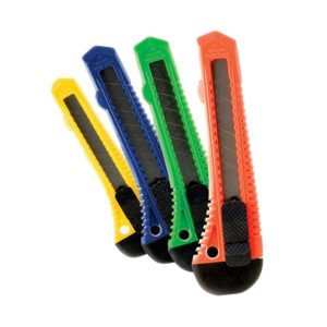 ESTILETE LARGO PLASTICO 18MM CORES SORT.  LEONORA