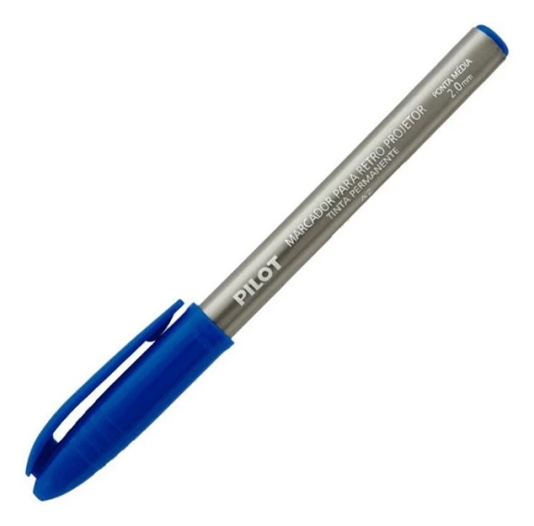Caneta para retroprojetor 2.0mm Marcador Azul - Pilot