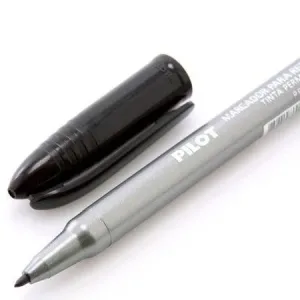 Caneta para retroprojetor 2.0mm Marcador Preta - Pilot