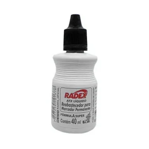 Tinta marcador permanente Reabastecedor 40ml Preto - Radex