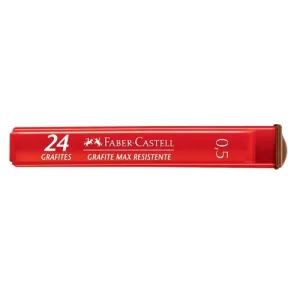 Grafite 0,5 mm Polymer HB 14 tubos com 24 minas - Faber-Castell