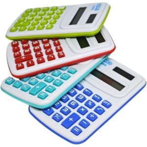 Mini Calculadora Solar De Bolso De 8 Dígitos Ultra Fina It-Blue