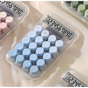 Calculadora Transparente Estilo Vintage Degradê