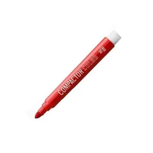 Caneta Hidrográfica Jumbo Compactor Color Avulso VERMELHA - Compactor