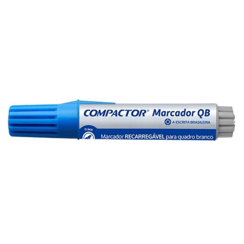 Pincel para quadro branco Qb Recarregavel AZUL- Compactor