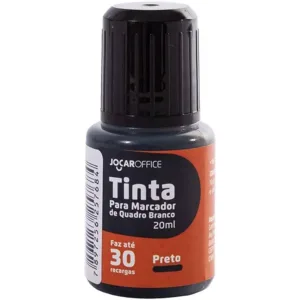 Tinta Para Marcador De Quadro Branco 20ml Preto - Jocar Office