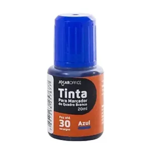 Tinta Para Marcador De Quadro Branco 20ml AZUL- Jocar Office