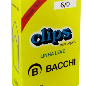 Clipe Galvanizado Aço 6/0 Linha Leve com 50 unidades - Bacchi