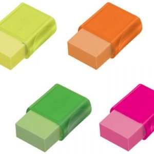 BORRACHA FABER CASTELL TK ECO PLAST NEON