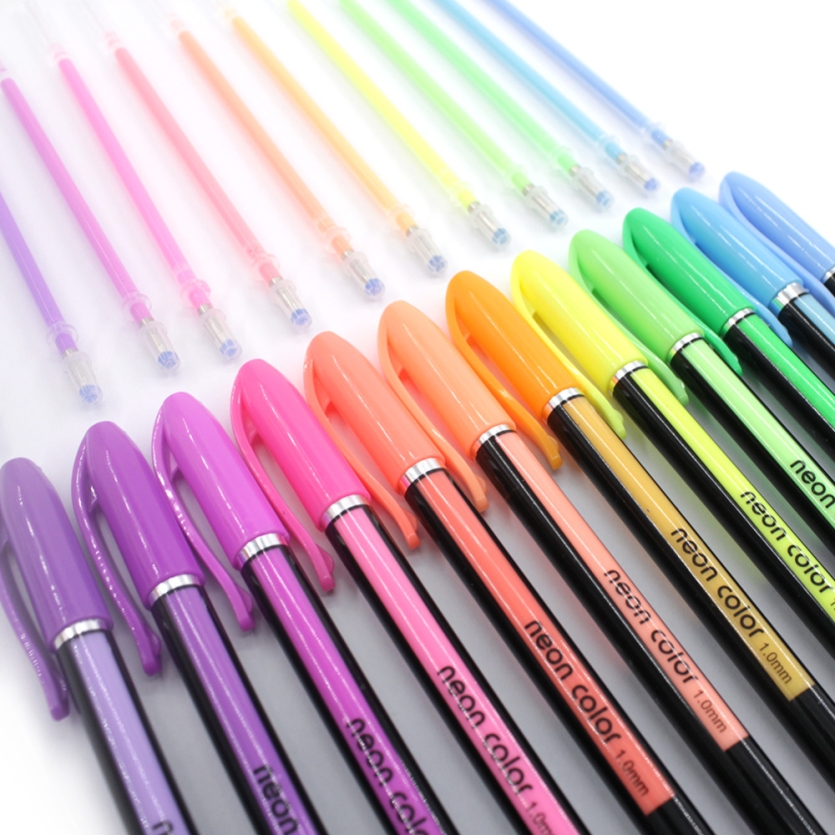 Caneta Neon Color Tons Pasteis Unidade Cores Sortidas