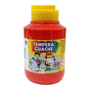 TINTA GUACHE ACRILEX 250ML 507 VERM FOGO