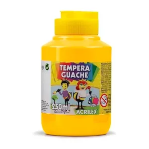 TINTA GUACHE ACRILEX 250ML 505 AMAR OURO