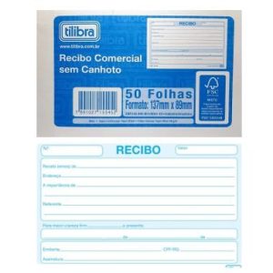 Impresso (recibo) Comercial Sem Canhoto 50f Pq - Tilibra