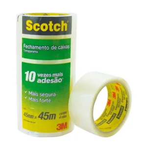FITA EMPACOTAMENTO 3M SCOTCH TRANS 45X45M