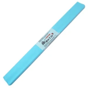 Papel crepom AZUL CLARO 48cmx2,00m. - V.M.P.