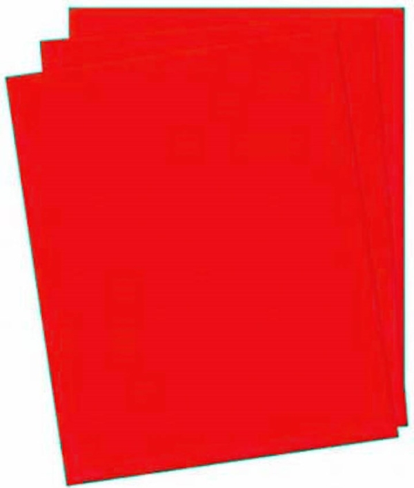 PLACA EM EVA 48X40CM VERMELHO 1,6MM  MAKE+