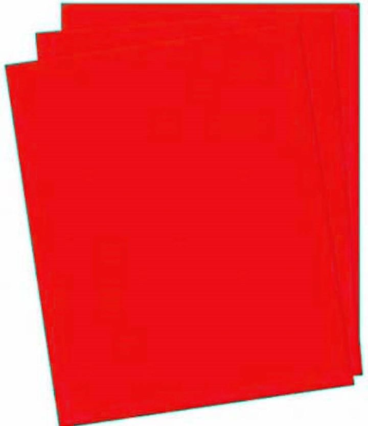 PLACA EM EVA 48X40CM VERMELHO 1,6MM  MAKE+