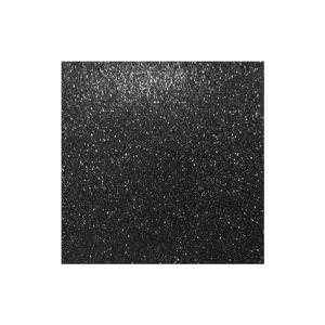 PLACA EM EVA 47X40CM PRETO COM GLITTER 1,8MM.  - DUBFLEX