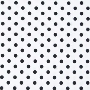 Placa em E.V.A. (estampado) 60x40cm BOLINHA BRANCA X PRETO 2mm - Make+