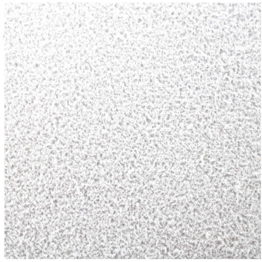PLACA EM EVA ATOALHADO 48X40CM BRANCO 2MM - MAKE+