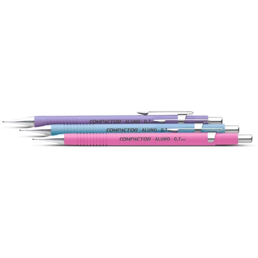 Lapiseira 0.7mm Aluno Pastel 3 Cores Sortidas