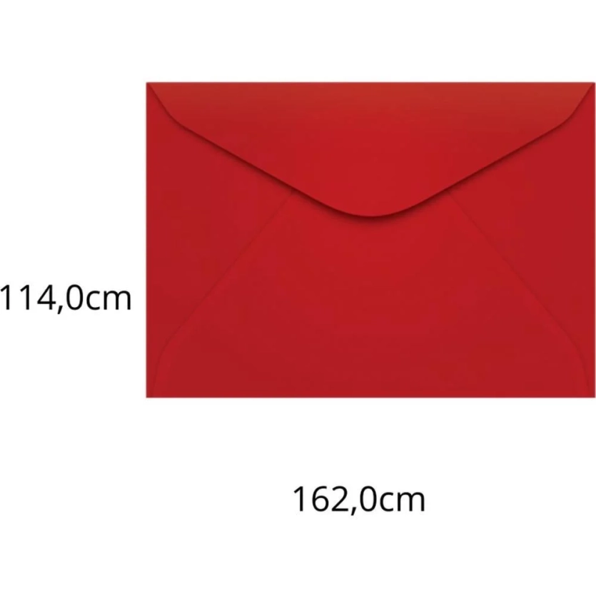 Envelope MEDIO VERMELHO