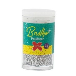 GLITER POTE 3G MAKE+ PRATA(E)