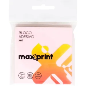 BLOCO DE RECADO AUTOADESIVO 76X76MM MEDIO HOPE ROSE 100F. UNIDADE 74000118 - MAXPRINT - POST-IT