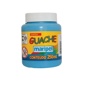 TINTA GUACHE 250ML MARIPEL AZUL CLARO(E)