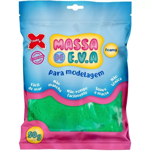 MASSA EVA 50G MAKE+ VERDE ESCURO(E)