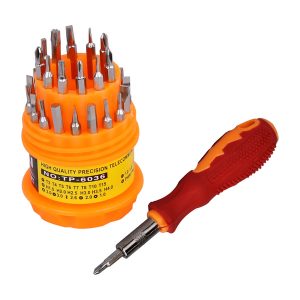 Kit Chaves de Precisão com 31 Peças Aço Carbono