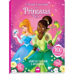 LIVRO INFANTIL COLORIR MUNDO DAS PRINCESAS 100PGS UNIDADE 9277 - VALE DAS LETRAS