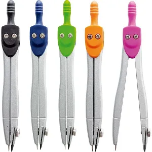 COMPASSO LEO E LEO ESCOLAR CORES VARIADAS BLISTER 4458 - LEONORA