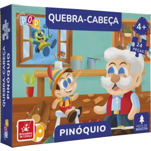 QUEBRA-CABECA MADEIRA PINOQUIO 24PCS UNIDADE 4406 - BRINC. DE CRIANCA