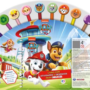 LIVRO BRINQUEDO ILUSTRADO KIT DIVERTIDO PATRULHA CANINA UNIDADE 110072 - MAGIC KIDS