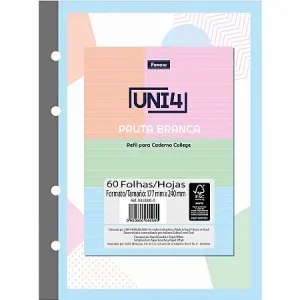 BLOCO PARA FICHARIO COLEGIAL UNI4  60F - FORONI