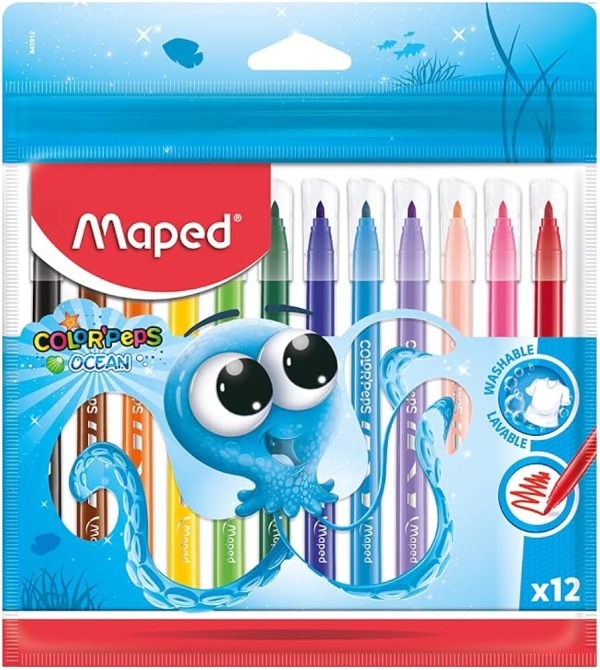 CANETINHA HIDRO MAPED OCEAN 12 COR