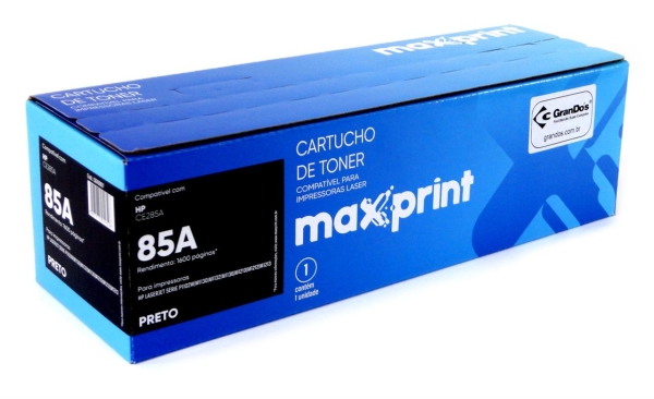 Cartucho de toner compatível HP 85a Preto - Maxprint