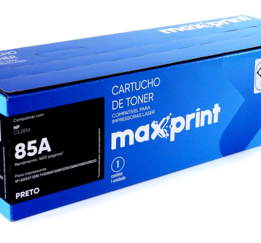 Cartucho de toner compatível HP 85a Preto - Maxprint