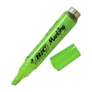 Caneta marca texto Marking Fluorescente Verde - Bic