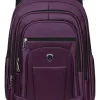 MOCHILA REFORÇADA DE COSTA - COR ROXA
