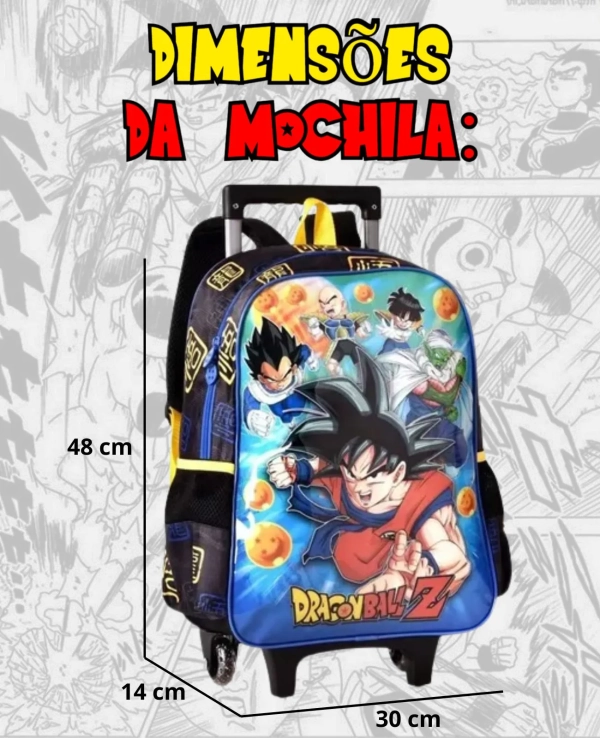 Mochila Rodinha Dragon Ball Z - Image 2