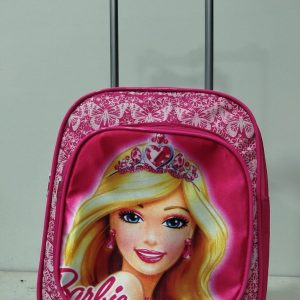 MOCHILA DE RODINHA PEQUENA BÁSICA BARBIE - 2 BOLSOS
