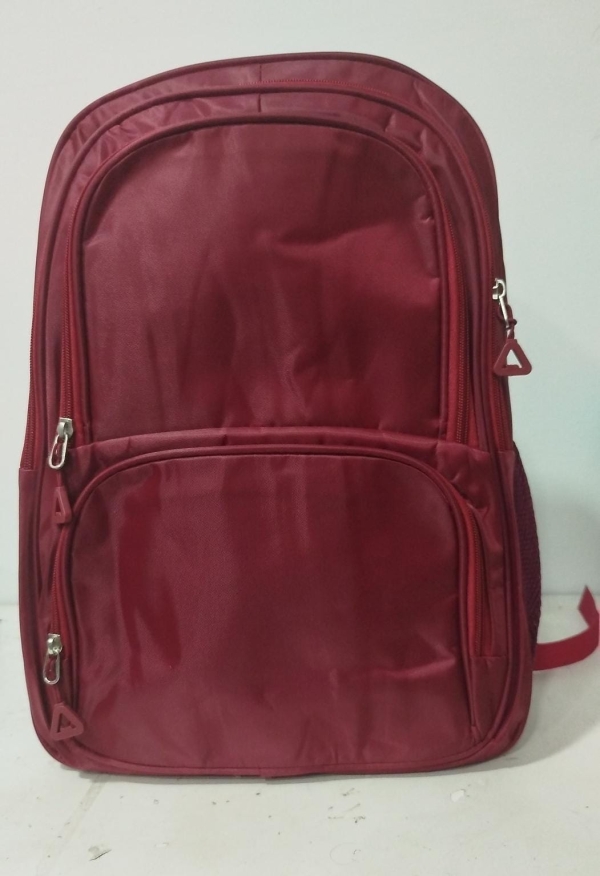 Mochila de costas reforçada juvenil - VERMELHA