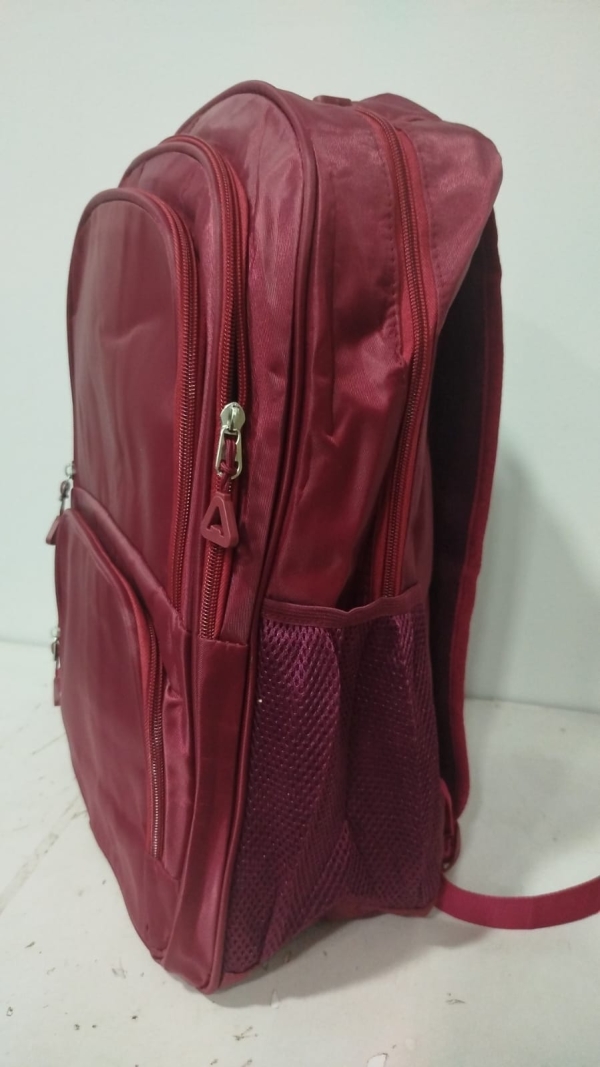 Mochila de costas reforçada juvenil - VERMELHA - Image 2