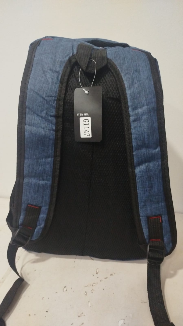Mochila de costas BÁSICA - AZUL JEANS - Image 2