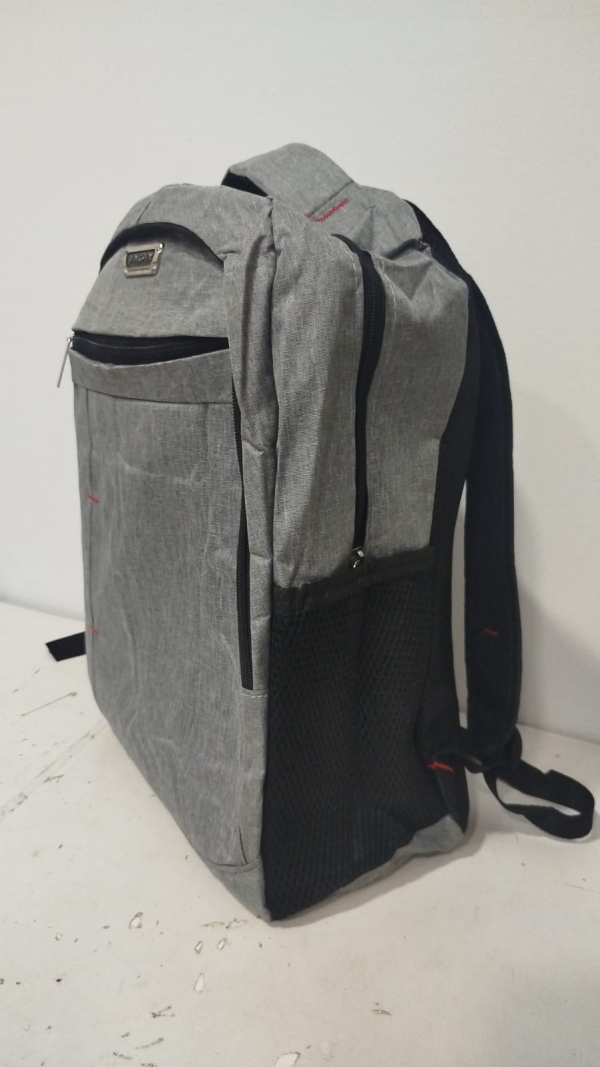 Mochila de costas BÁSICA - CINZA JEANS - Image 2