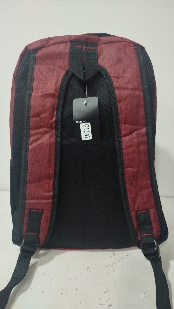 Mochila de costas BÁSICA - VERMELHA JEANS - Image 3