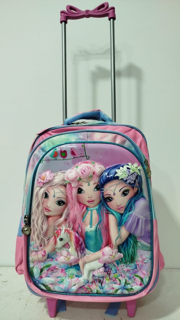 Mochila Rodinha Reforçada - 3 PRINCESAS